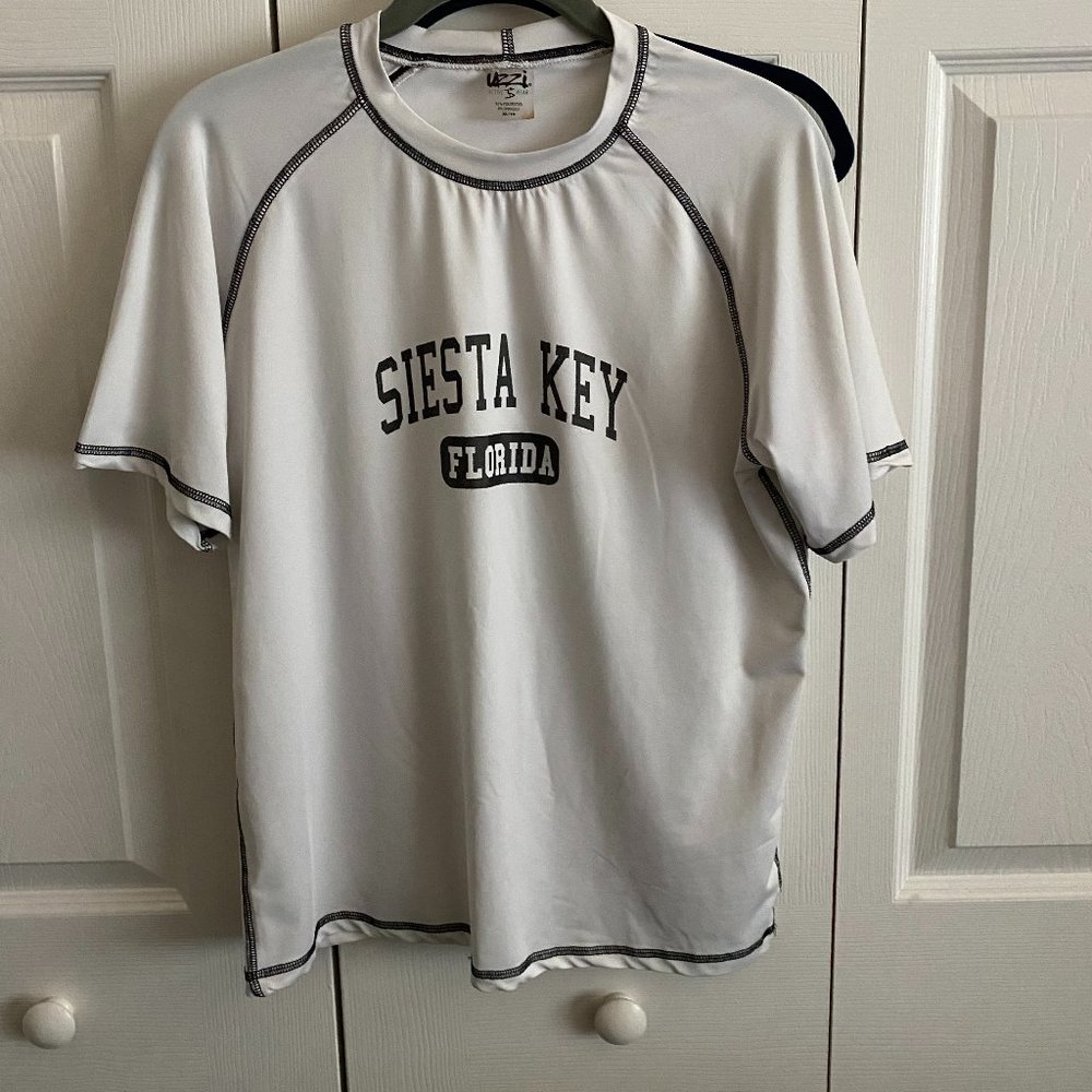 Boys UZZI Rashguard Swim T-Shirt (Size 18 - XL)